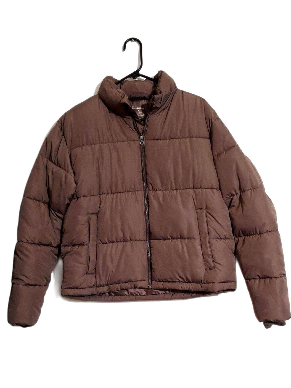 NWOT No Boundaries Mauve-Brown Puffer Jacket